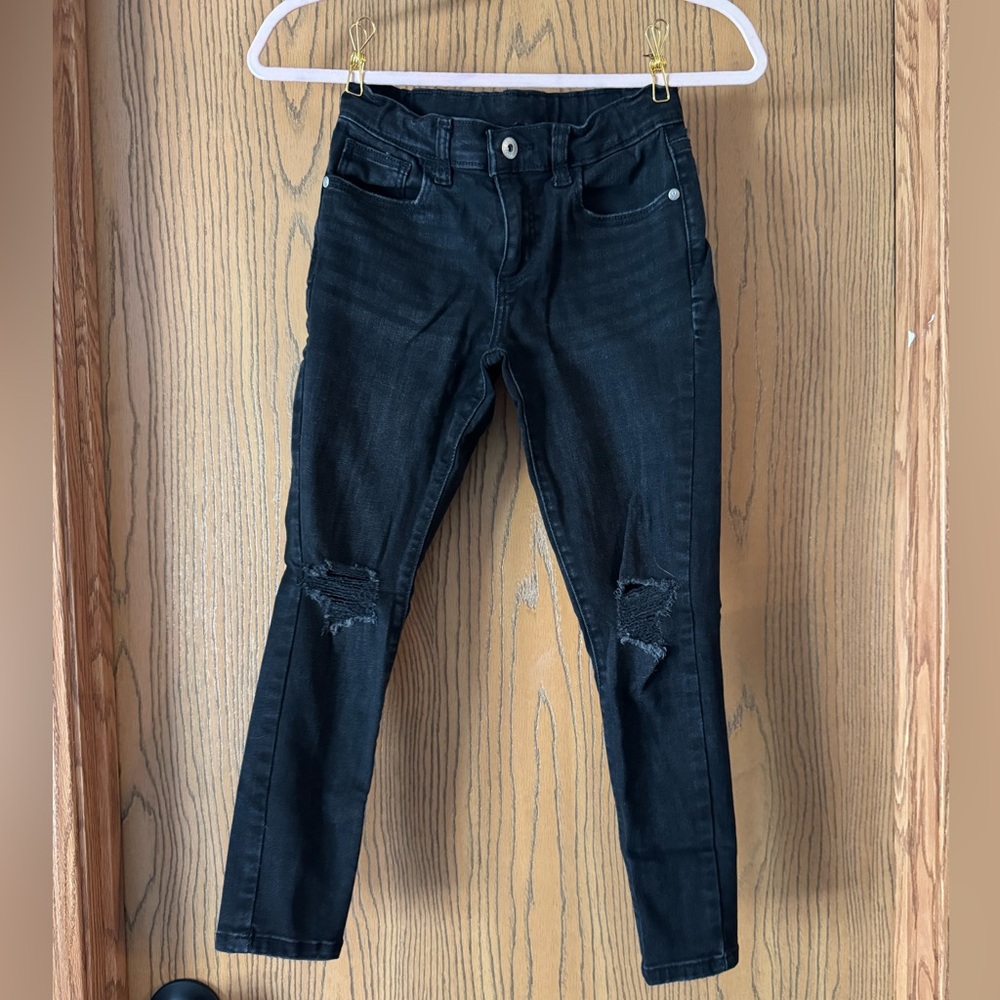 Art Class Black Distressed Kids Jeans